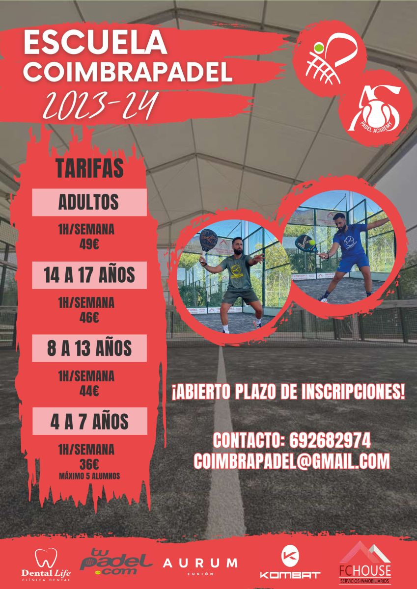 ESCUELA DE PADEL 2023/2024